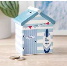 Money Box Ceramic Beach Hut
