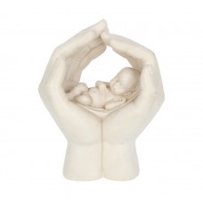 Cupped Hands & Baby Figurine Shelter 