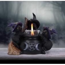 Candle Holder Familiar Cauldron 