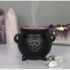 Incense Cone Burner Cauldron Pentagram