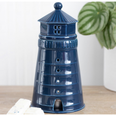 Oil/Wax Burner Blue Lighthouse ** On Sale **