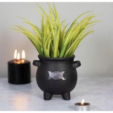 Cauldron Plant Pot Triple Moon 