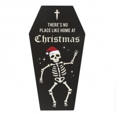 Wooden Sign No Place Like Home Coffin