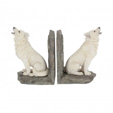 Wolf Bookends Wardens Of The North 